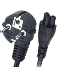 European CEE 7/7 Schuko Plug To IEC 60320 C5 Power Cord